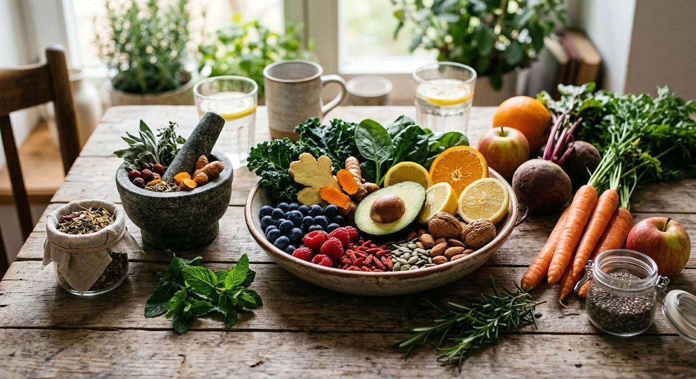 Ingredientes naturales para la vitalidad